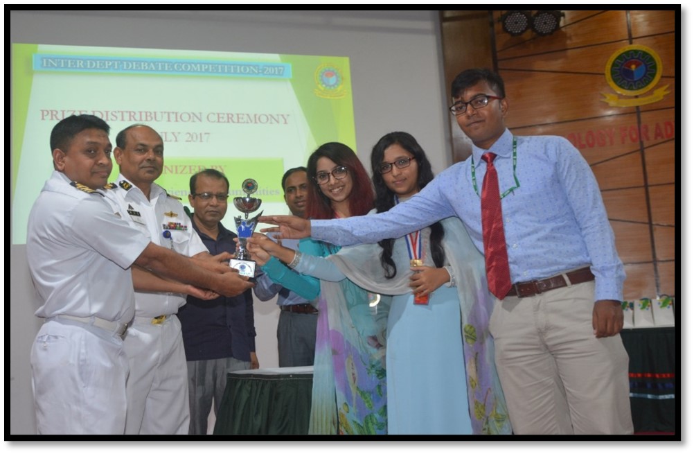 INTER–DEPT DEBATE COMPETITION 2016